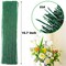 300-Pack 22-Gauge 16" Dark Green Floral Wire Stems for Crafts & Arrangements